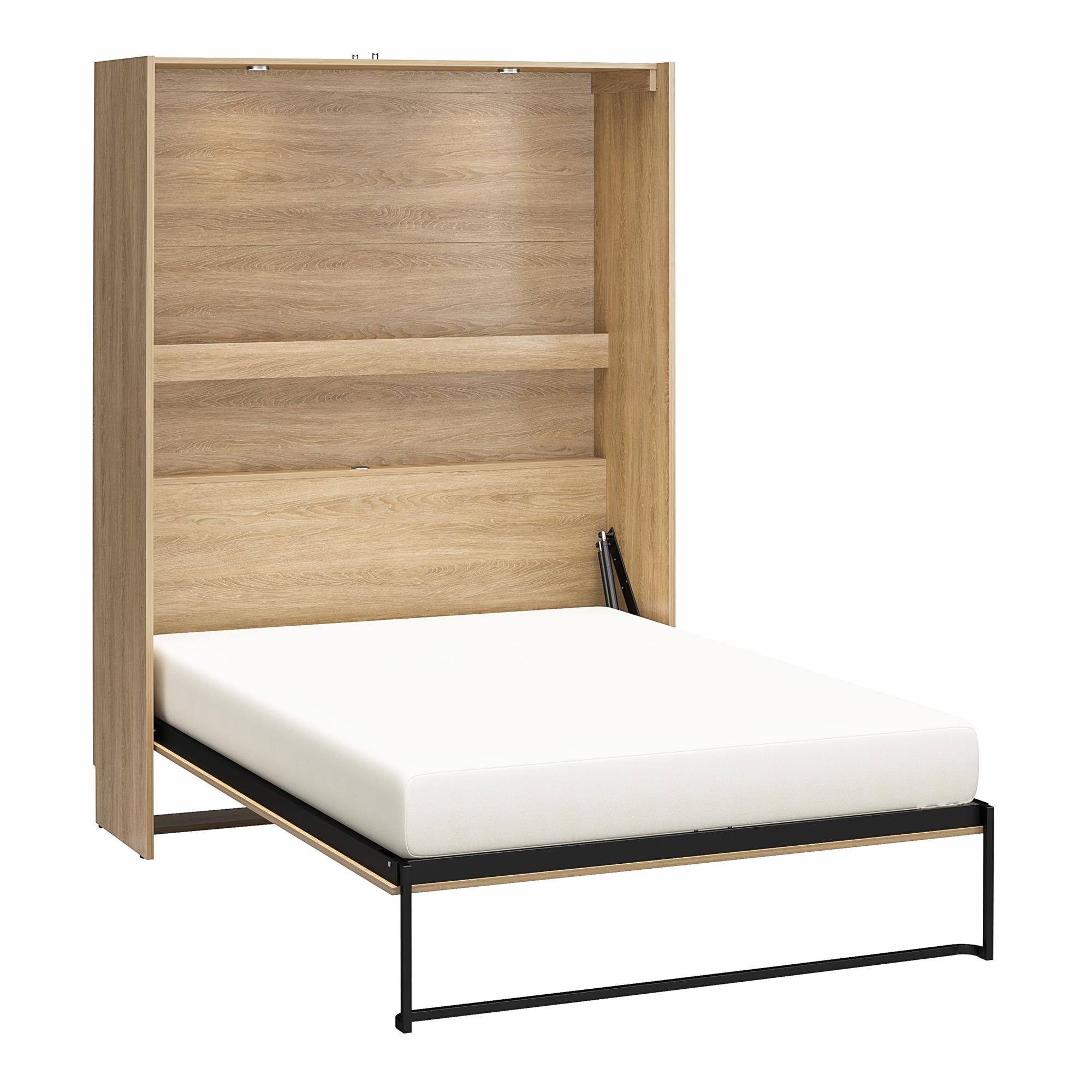 Novogratz Holly Hills Murphy Bed, Full Size - Light Oak - Full