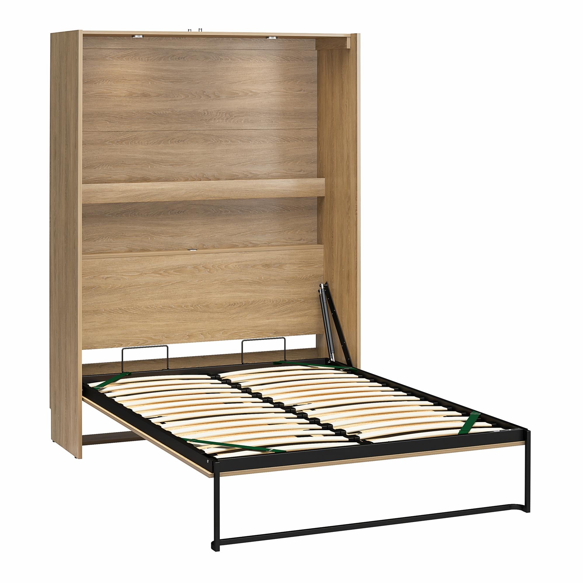 Novogratz Holly Hills Murphy Bed, Full Size - Light Oak - Full