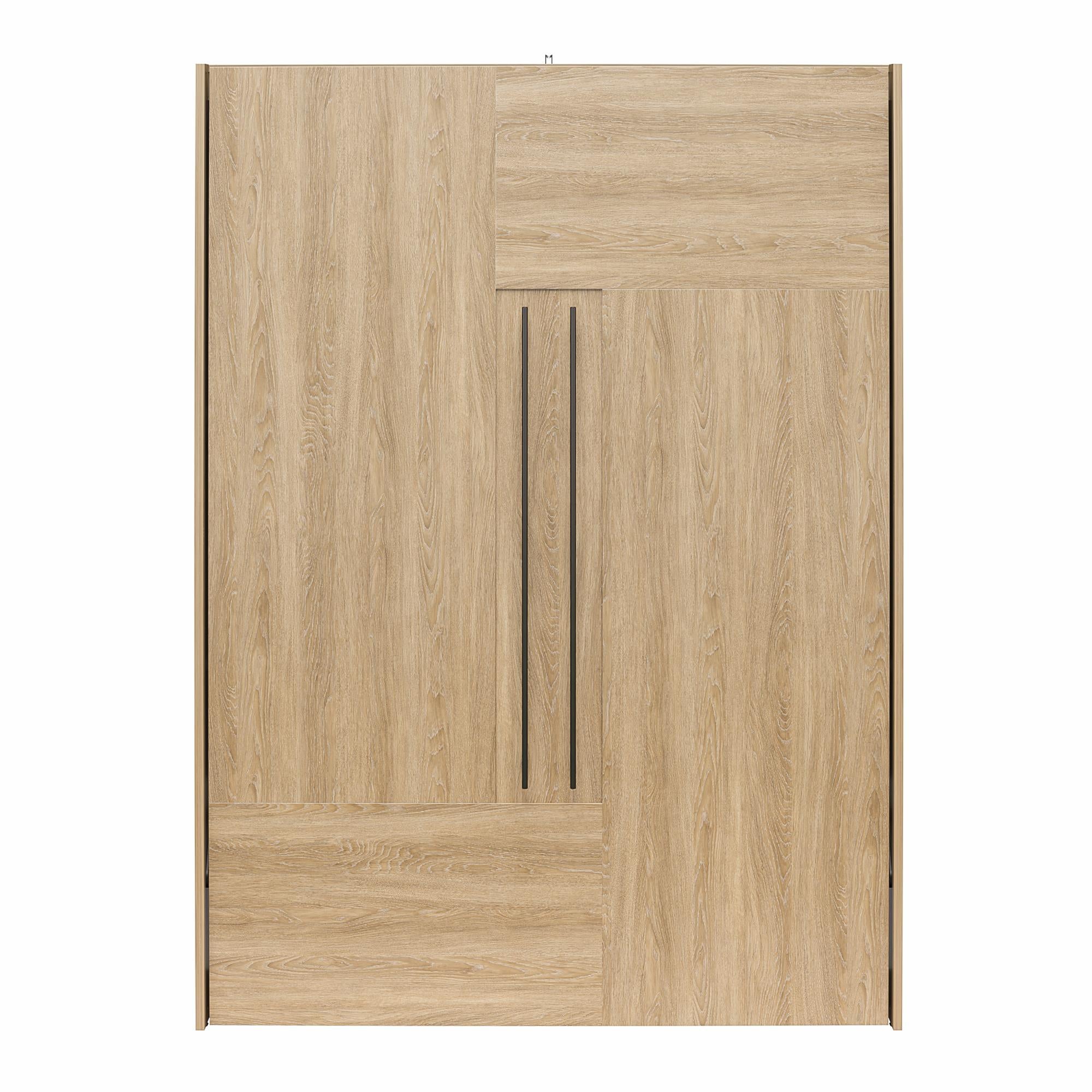 Novogratz Holly Hills Murphy Bed, Full Size - Light Oak - Full