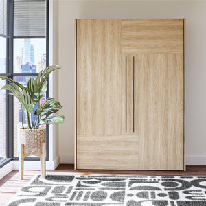 Novogratz Holly Hills Murphy Bed, Full Size - Light Oak - Full