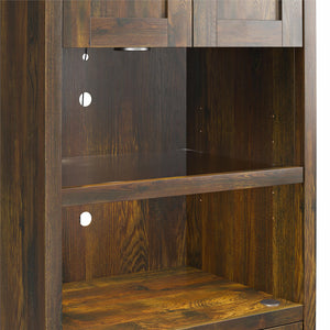 Signature Sleep Farmington Murphy Bed with Cabinets - Century Barn Pine - Full