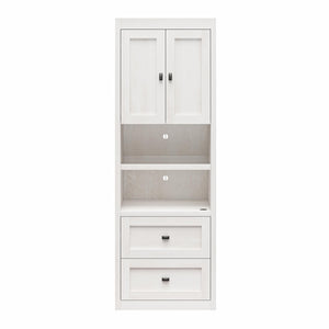 Signature Sleep Farmington Murphy Bed with Cabinets - Ivory Oak - Full