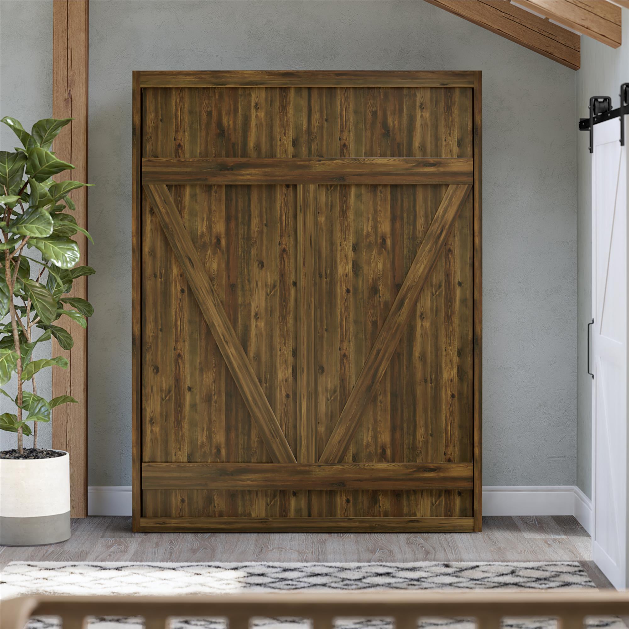 Signature Sleep Farmington Murphy Bed - Century Barn Pine - Queen