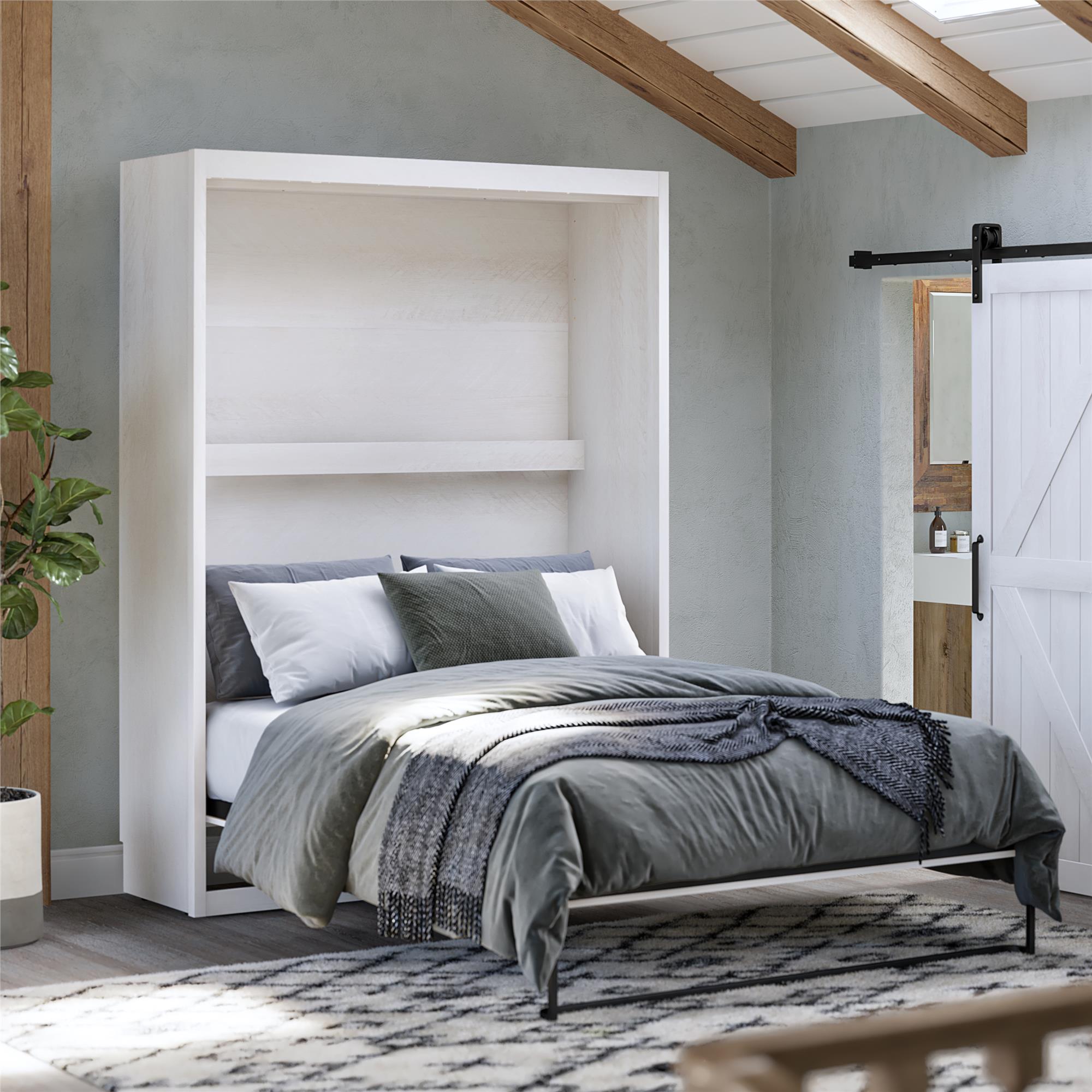Signature Sleep Farmington Murphy Bed - Ivory Oak - Queen