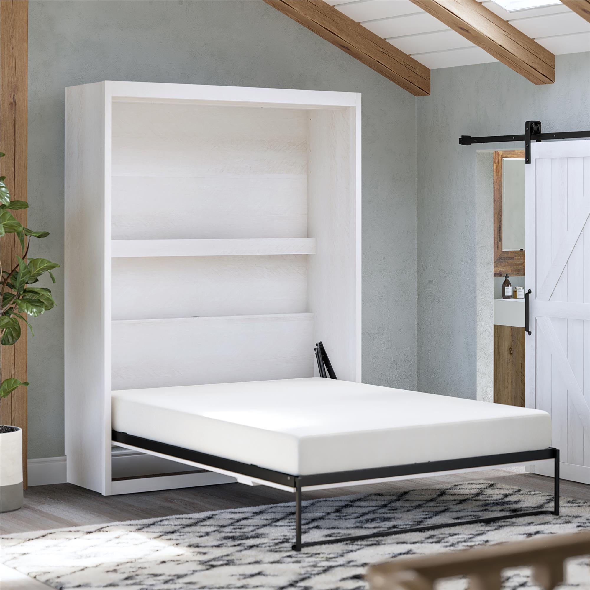 Signature Sleep Farmington Murphy Bed - Ivory Oak - Queen