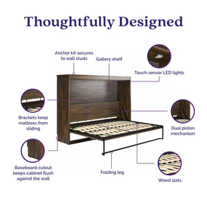 Signature Sleep Farmington Daybed Cabinet - Century Barn Pine - Full