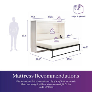 Signature Sleep Farmington Daybed Cabinet - Ivory Oak - Full