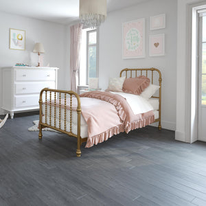 Max & Finn Wren Metal Bed - Gold - Twin