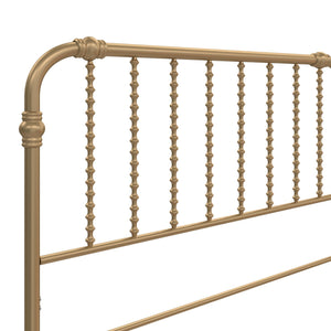 Max & Finn Wren Metal Bed - Gold - Full