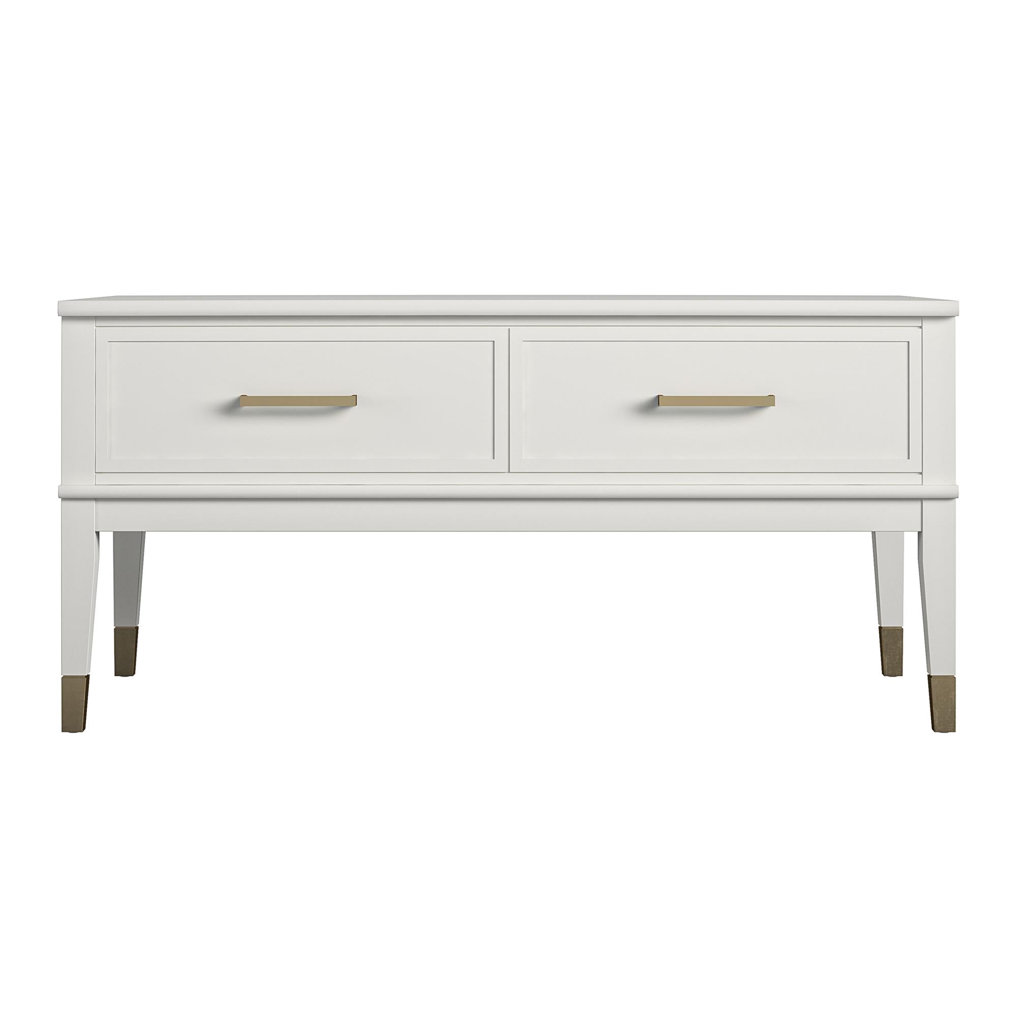CosmoLiving Westerleigh Lift-Top Coffee Table - White