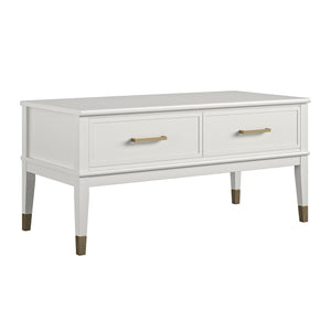 CosmoLiving Westerleigh Lift-Top Coffee Table - White