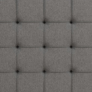 CosmoLiving Elizabeth Upholstered Bed with Storage - Grey Linen - Queen