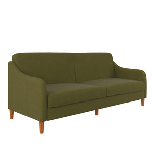 DHP Jasper Futon Sofa Bed - Green