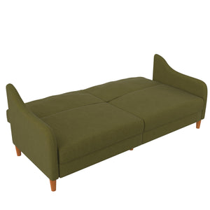 DHP Jasper Futon Sofa Bed - Green