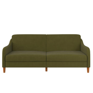 DHP Jasper Futon Sofa Bed - Green