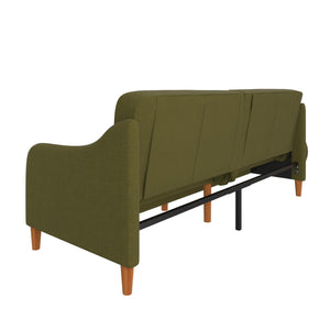 DHP Jasper Futon Sofa Bed - Green