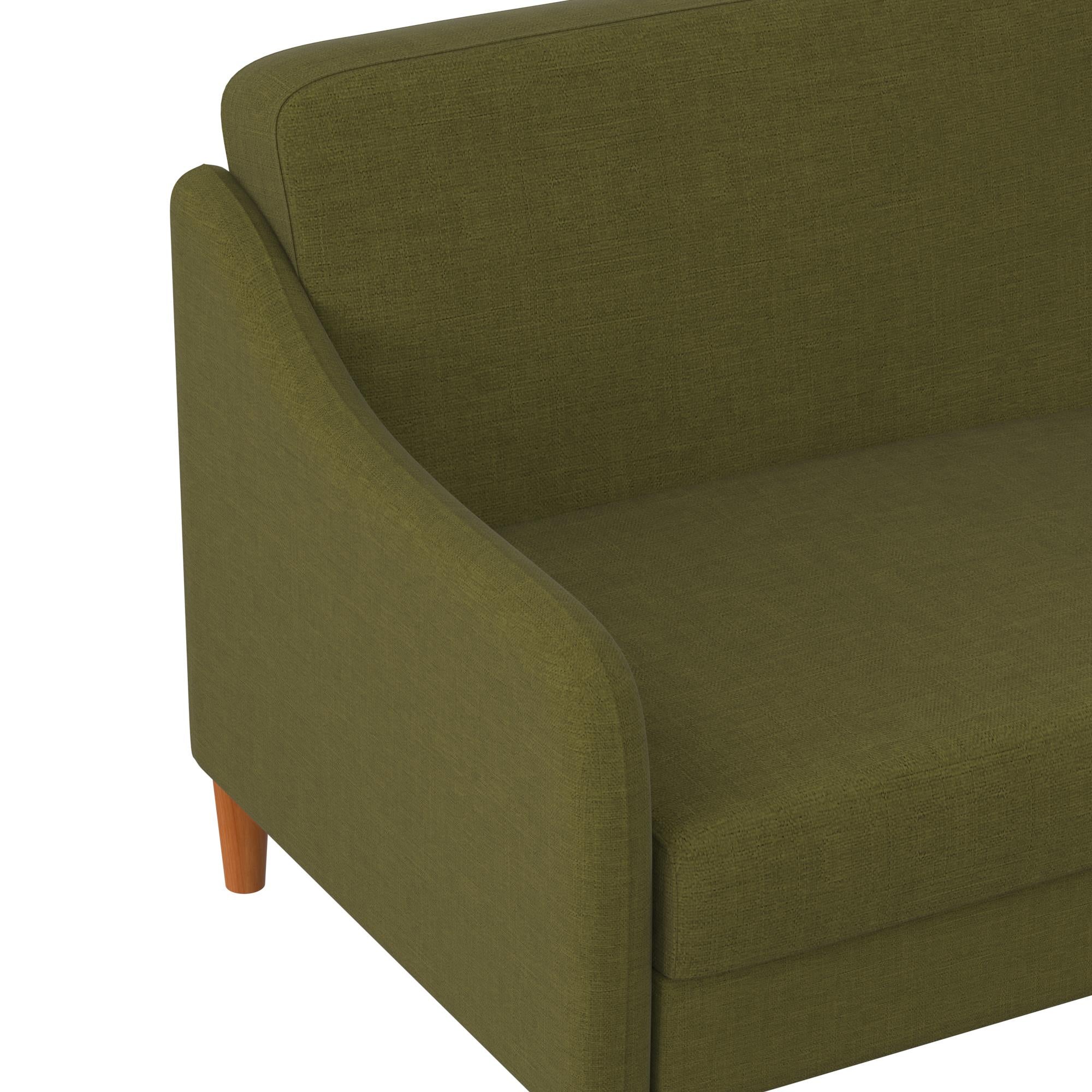 DHP Jasper Futon Sofa Bed - Green