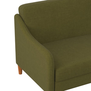 DHP Jasper Futon Sofa Bed - Green