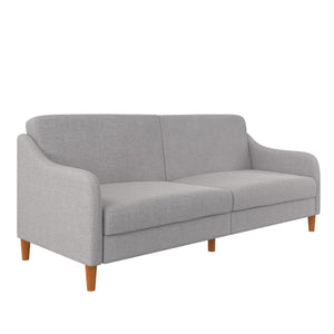 DHP Jasper Futon Sofa Bed - Light Gray