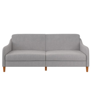 DHP Jasper Futon Sofa Bed - Light Gray