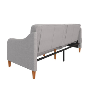 DHP Jasper Futon Sofa Bed - Light Gray