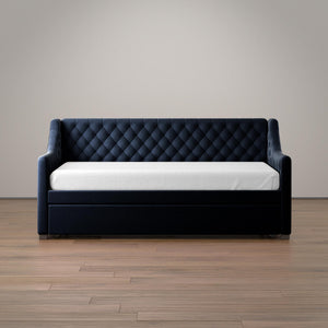 Max & Finn Ambrosia Upholstered Daybed and Trundle - Blue - Twin