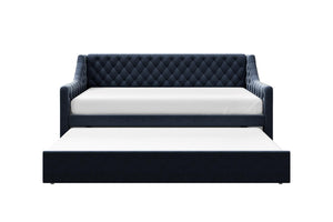 Max & Finn Ambrosia Upholstered Daybed and Trundle - Blue - Twin