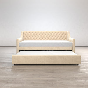 Max & Finn Ambrosia Upholstered Daybed and Trundle - Ivory - Twin