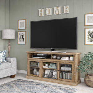 Ameriwood Home Chicago TV Stand for TVs up to 65" - Natural