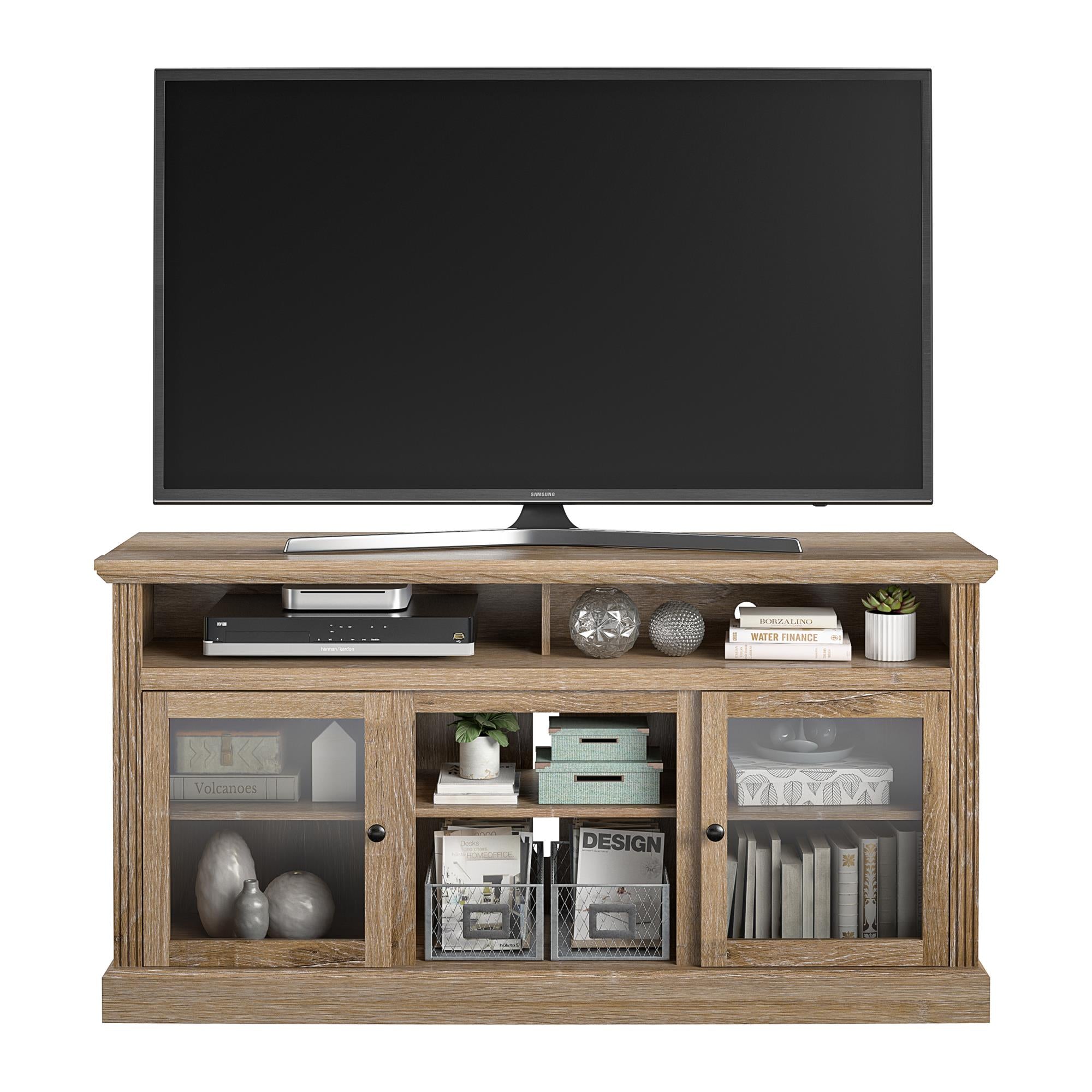 Ameriwood Home Chicago TV Stand for TVs up to 65" - Natural