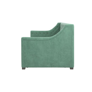 Max & Finn Ambrosia Upholstered Daybed and Trundle - Teal - Twin