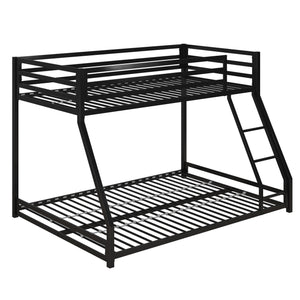 DHP Miles Kids' Bunk Bed - Black - Twin-Over-Full