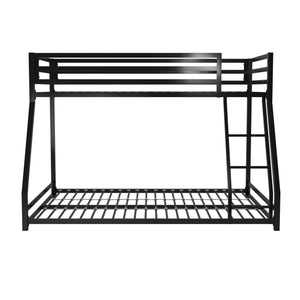 DHP Miles Kids' Bunk Bed - Black - Twin-Over-Full