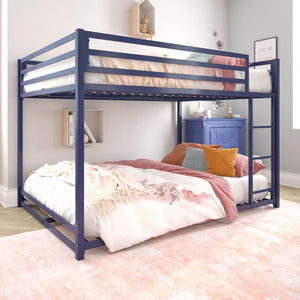 DHP Miles Kids' Bunk Bed - Blue - Full-Over-Full