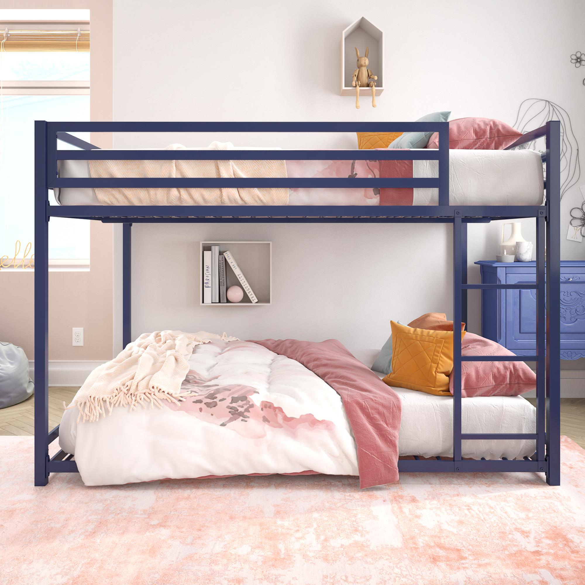 DHP Miles Kids' Bunk Bed - Blue - Full-Over-Full
