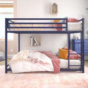 DHP Miles Kids' Bunk Bed - Blue - Full-Over-Full