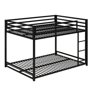 DHP Miles Kids' Bunk Bed - Black - Full-Over-Full