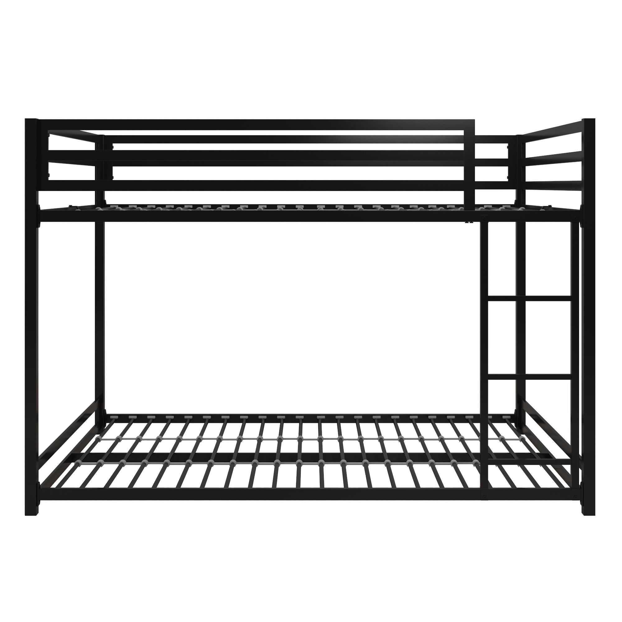DHP Miles Kids' Bunk Bed - Black - Full-Over-Full