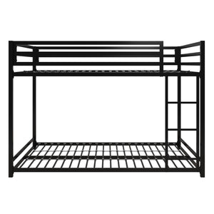 DHP Miles Kids' Bunk Bed - Black - Full-Over-Full