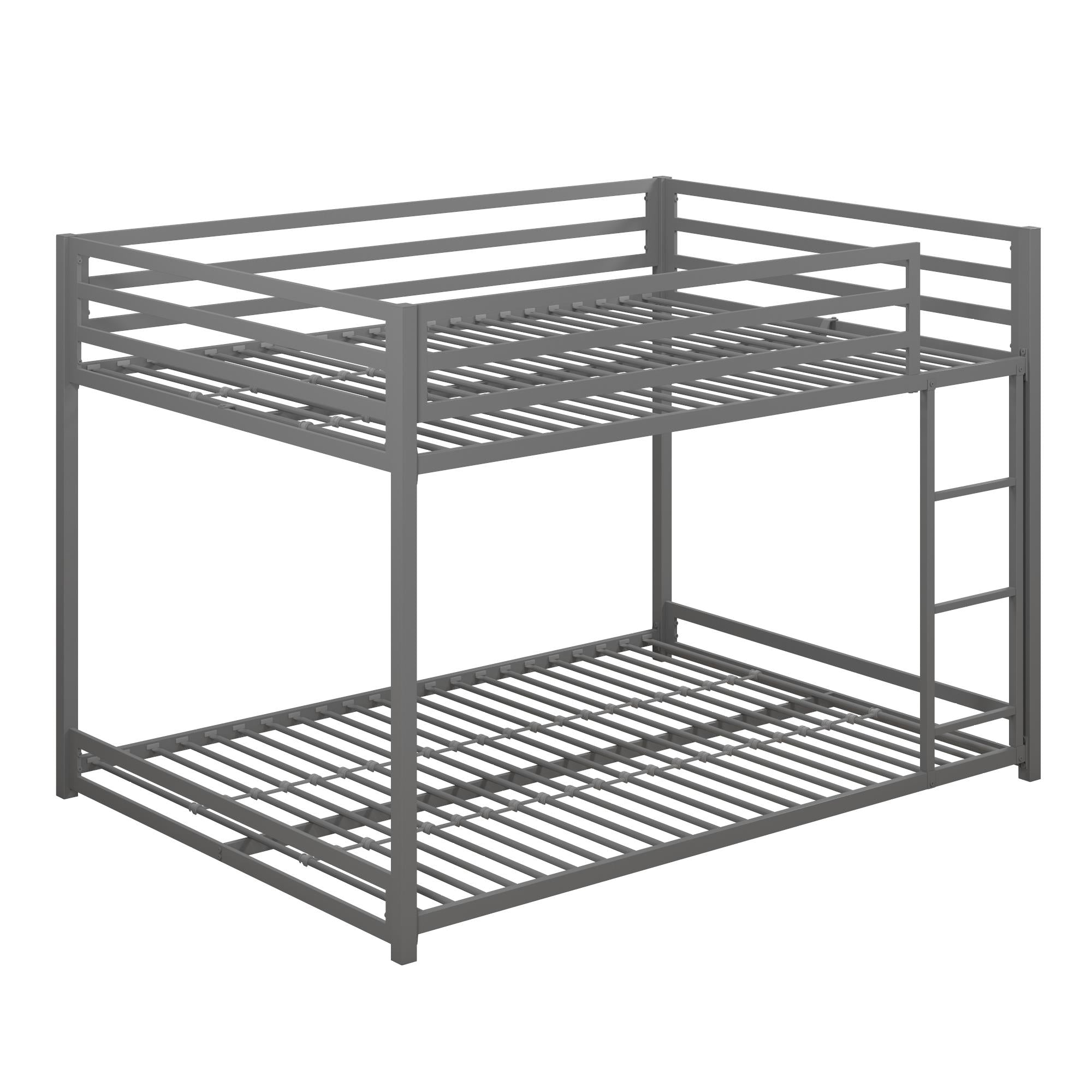 DHP Miles Kids' Bunk Bed - Silver - Full-Over-Full