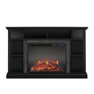 Ameriwood Home Overland Electric Corner Fireplace for TVs up to 50" - Black