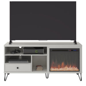 Ameriwood Home Owen Fireplace TV Stand for TVs up to 65" - White
