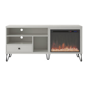 Ameriwood Home Owen Fireplace TV Stand for TVs up to 65" - White