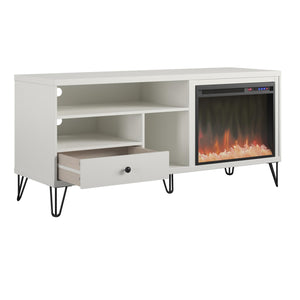 Ameriwood Home Owen Fireplace TV Stand for TVs up to 65" - White