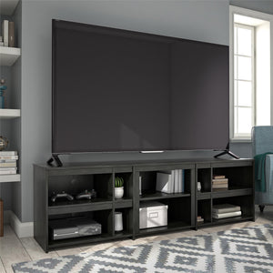 Ameriwood Home Miles TV Stand for TVs up to 70" - Black Oak