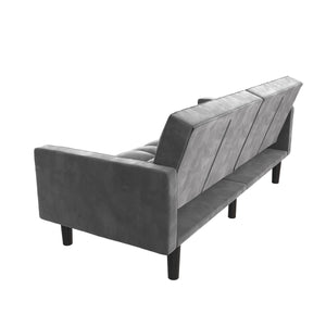 DHP Harper Futon Sofa Bed - Gray