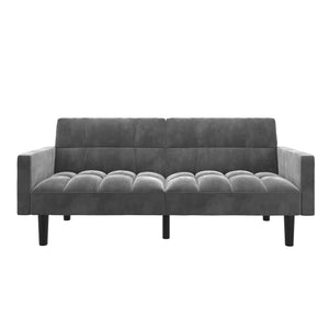DHP Harper Futon Sofa Bed - Gray