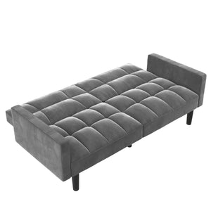 DHP Harper Futon Sofa Bed - Gray