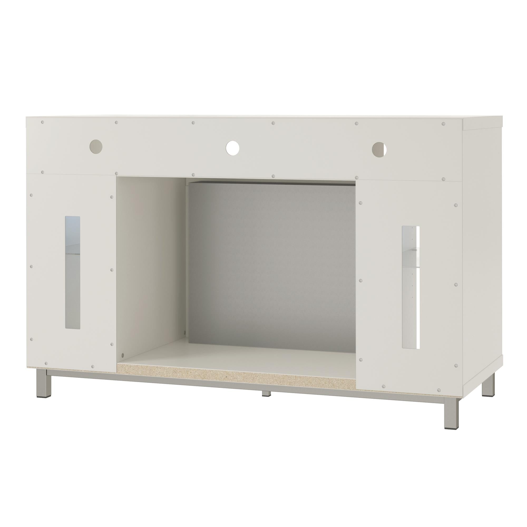 Ameriwood Home Lumina Fireplace TV Stand for TVs up to 48" - White - 46”-50”