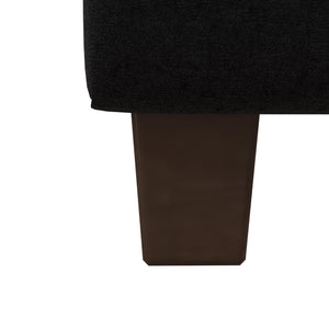 DHP Rose Upholstered Bed Frame - Black - Full